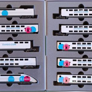 KATO 10-2117-18 Rame à grande vitesse TGV Duplex OUIGO Espagne Rame 807 - complet 10 éléments