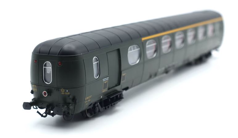 Lot de 3 anciennes voitures voyageurs américaines, Bachmann, Ho (1/87) - Modélisme