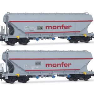 RIVAROSSI HR6677 Set de deux wagons céréalier I-ERSA MONFER