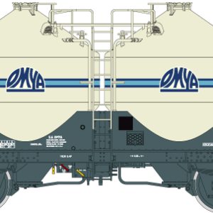 R37 43113 Wagon cimentier SNCF OMYA