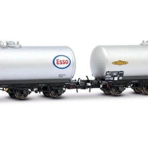 JOUEF HJ6294 Set de deux wagons citernes à 3 essieux SNCF SIMOTRA loué ESSO