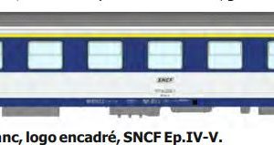 REE JM-034 Voiture couchettes CORAIL SNCF A9c9x
