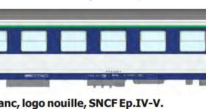 REE JM-040 Voiture couchettes CORAIL SNCF B10c10x (autre immatriculation)