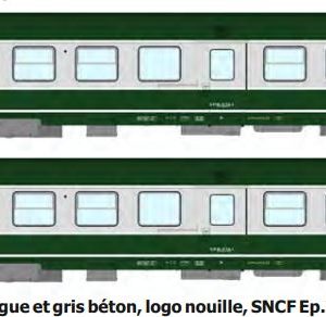 REE JM-049 Set de 2 voitures Ambulance SO SNCF