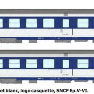 REE JM-051 Set de 2 voitures Ambulance SO SNCF