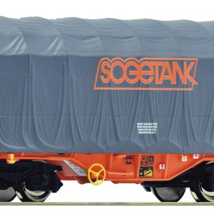 ROCO 6600133 Wagon bâché porte coils D-VTG SOGETANK
