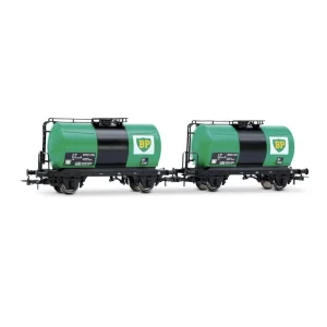 RIVAROSSI HR6567 Set de deux wagons citernes FS BP
