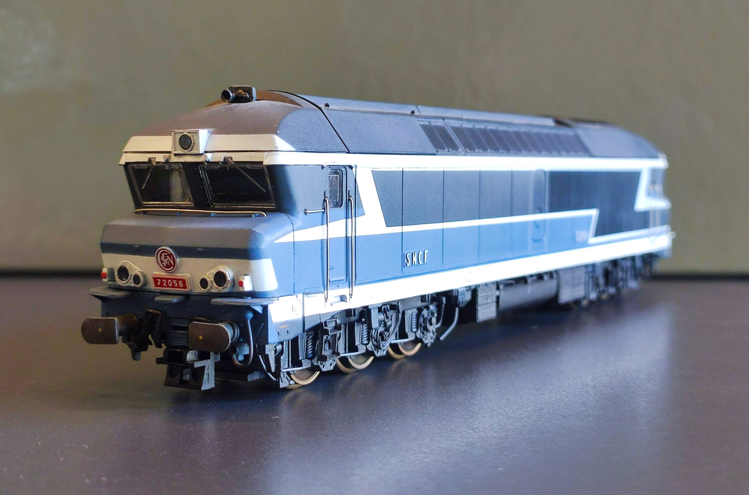 Locomotive TAB Gérard CC 72056 Diesel SNCF époque 4 - HO, Métal/plastique, état Neuf