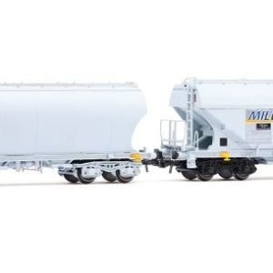 JOUEF HJ6320 Set de deux wagons céréaliers Uagps F-MISA MILLET
