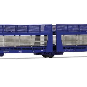 ELECTROTREN HE6100 Wagon porte-autos articulé Laeks 63C TRANSFESA HISPANAUTO
