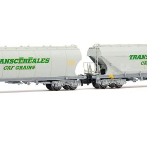 ARNOLD HN6732 Set de 2 wagons céréaliers Uagpps et Uacs SNCF TRANSCEREALES - CAF GRAINS