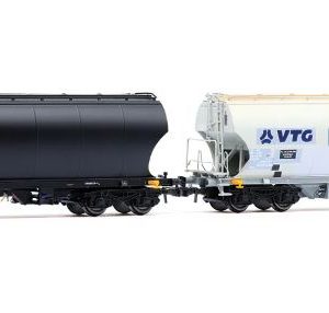 RIVAROSSI HR6689 Set de deux wagons céréaliers Uagpps D-VTG