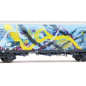 RIVAROSSI HR6691 Wagon céréalier Uagpps F-ERSA INTERFRACHT avec graffitis