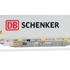 RIVAROSSI HR6703 Wagon porte containers Sgnss HUPAC chargé d'un container 45' DB Schenker