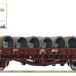 ROCO 6600300 Wagon plat SNCF chargé de bobines de fils