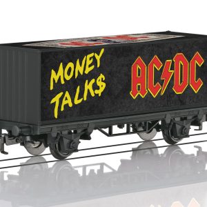 MARKLIN 44832 wagon porte container AC/DC MONEY TALKS